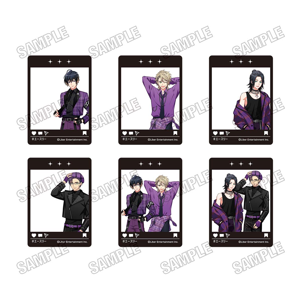 A3!_描き下ろしSNS風クリアカードコレクション【コンプリートBOX／6パック入り】