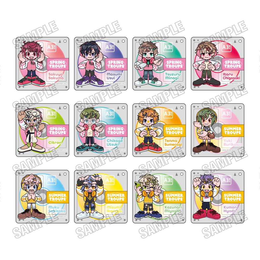 A3!_ミニキャラアクリルキーホルダーコレクションvol.1【コンプリートBOX／12個入り】