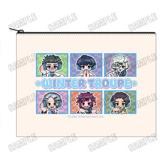 A3!×Sanrio characters_連結アクリルキーホルダー01/佐久間咲也×ハロー