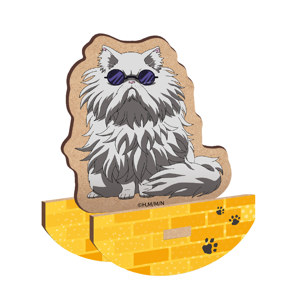 ニャイト・オブ・ザ・リビングキャット_木製ゆらゆらキャラスタンド　コウジ・ウォード