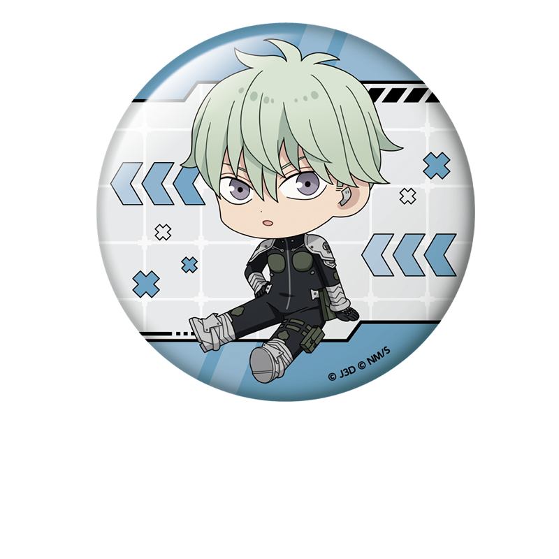 怪獣8号_ぺたん娘缶バッジ 市川レノ