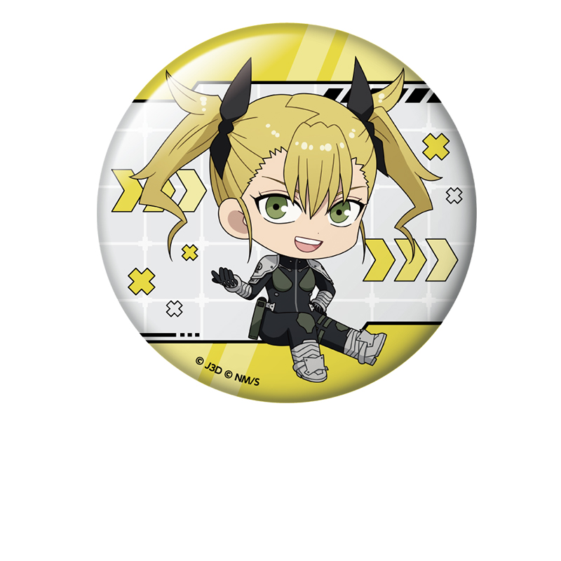怪獣8号_ぺたん娘缶バッジ 四ノ宮キコル