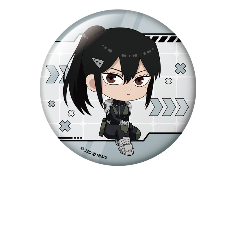 怪獣8号_ぺたん娘缶バッジ 亜白ミナ