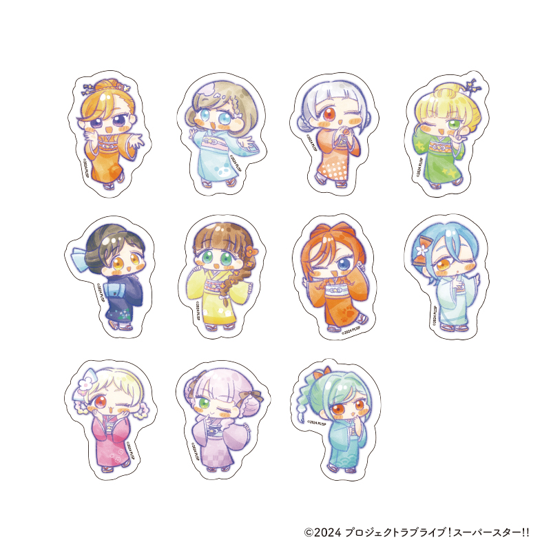 ラブライブ！スーパースター!!_トレーディングステッカー　【コンプリートBOX／11個入り】