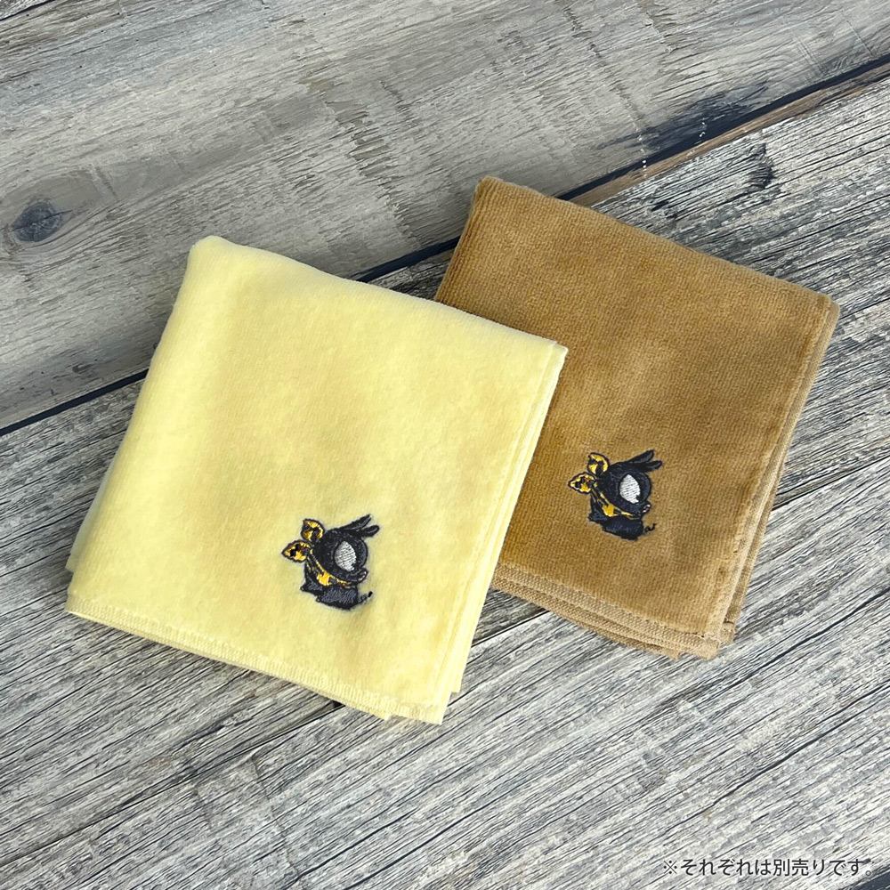 らんま1/2_Pちゃん 刺繍ハンドタオル/LIGHT BROWN