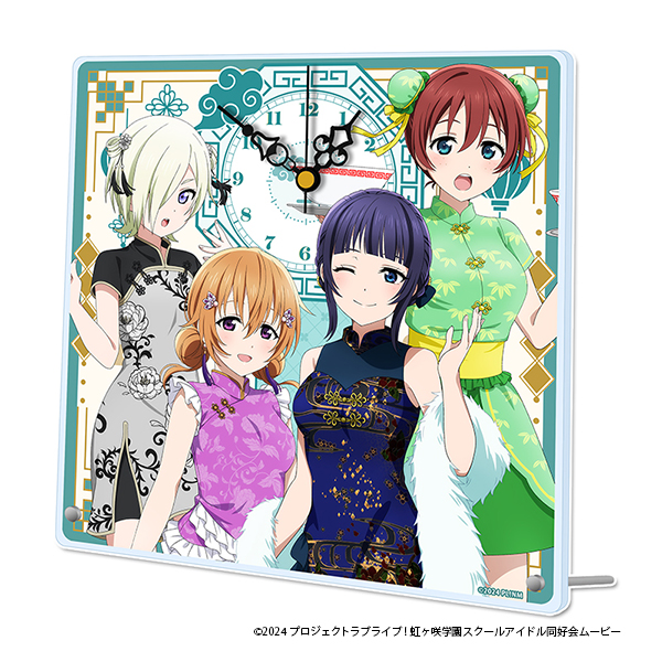 ラブライブ!虹ヶ咲学園スクールアイドル同好会_アクリル置時計【3年生】