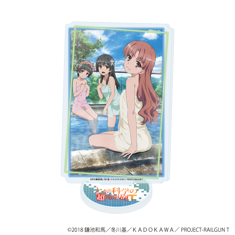 とある科学の超電磁砲Ｔ_アクリルスタンド18/Cデザイン(場面写イラスト)