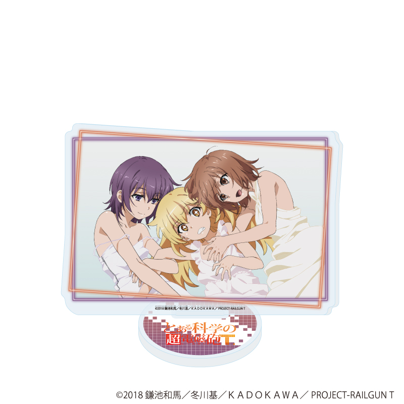 とある科学の超電磁砲Ｔ_アクリルスタンド19/Dデザイン(場面写イラスト)