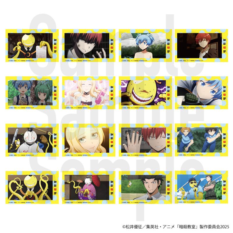 暗殺教室　マルイポップアップ88点　アクリルスタンド　缶バッジ　ミニブロマイド 暗殺教室_トレーディングミニブロマイドVol.1 全16種 2枚セット 【OPP