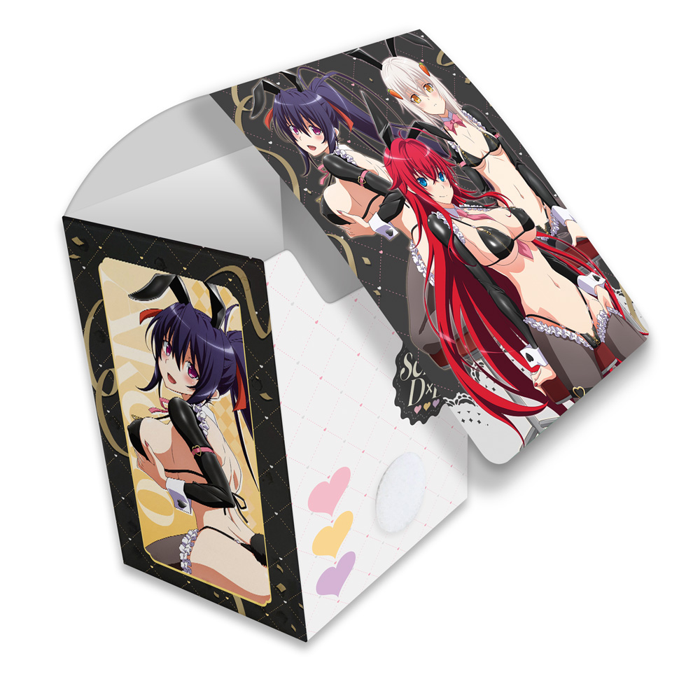ハイスクールD×D HERO_描き下ろしデッキケース(逆バニー(黒))