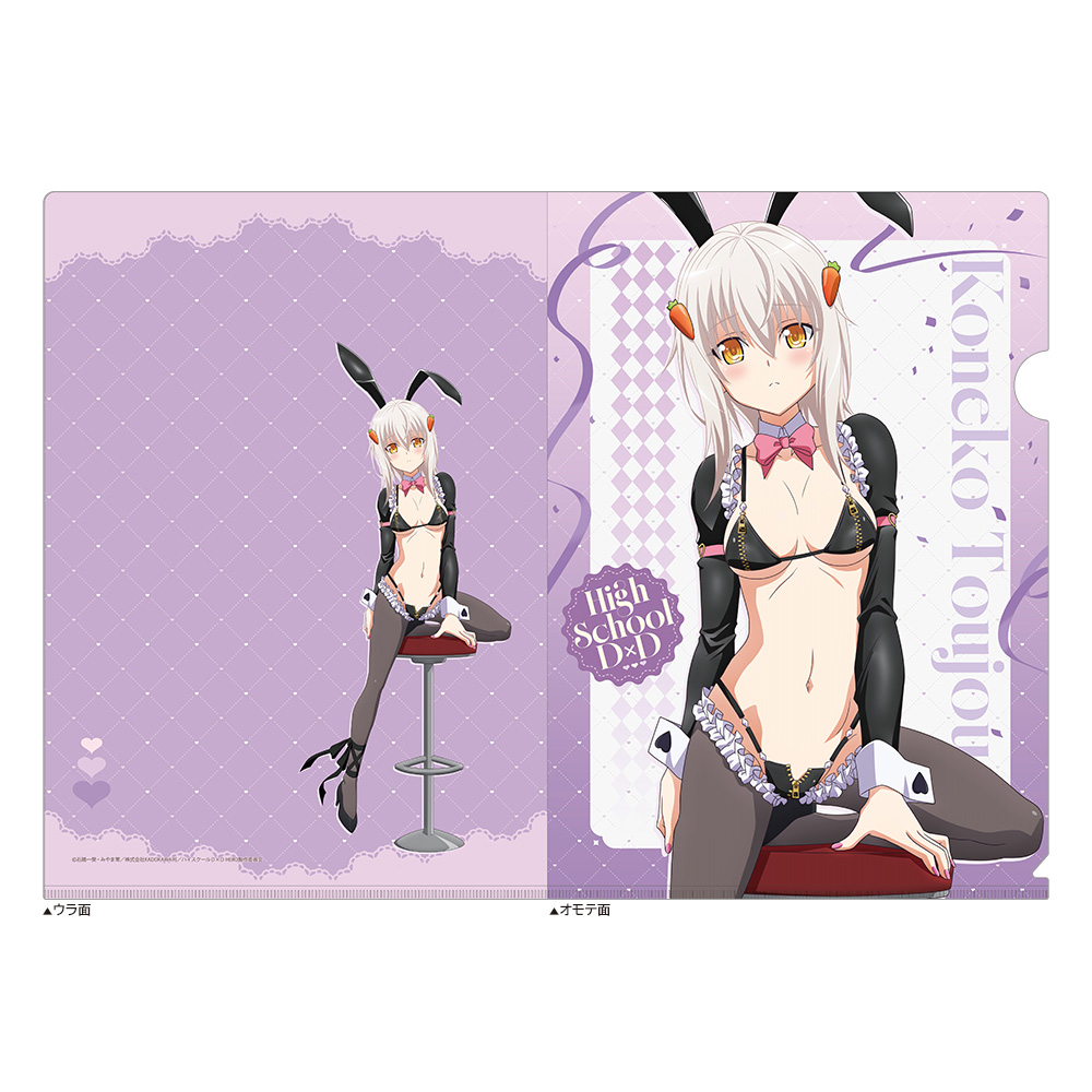 ハイスクールD×D HERO_描き下ろしクリアファイル(塔城小猫/逆バニー(黒))