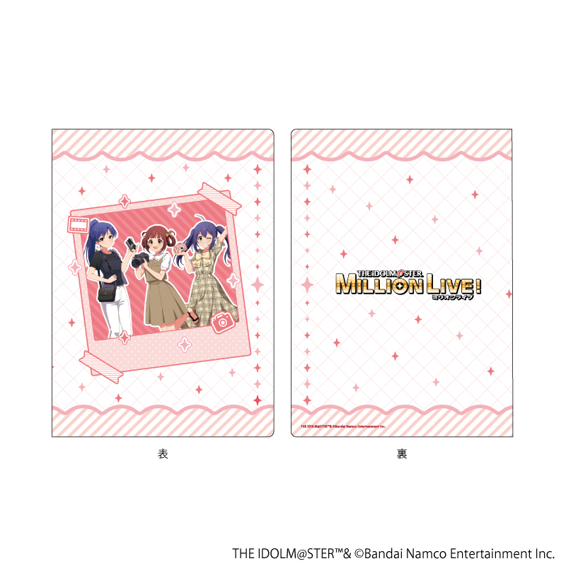 アイドルマスター ミリオンライブ！_プレミアムポストカードホルダー01/集合デザイン カメラver. (描き下ろしイラスト)
