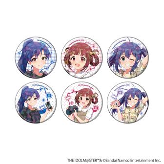 学園アイドルマスター_グリッター缶バッジ/姫崎 莉波 | 公式グッズ