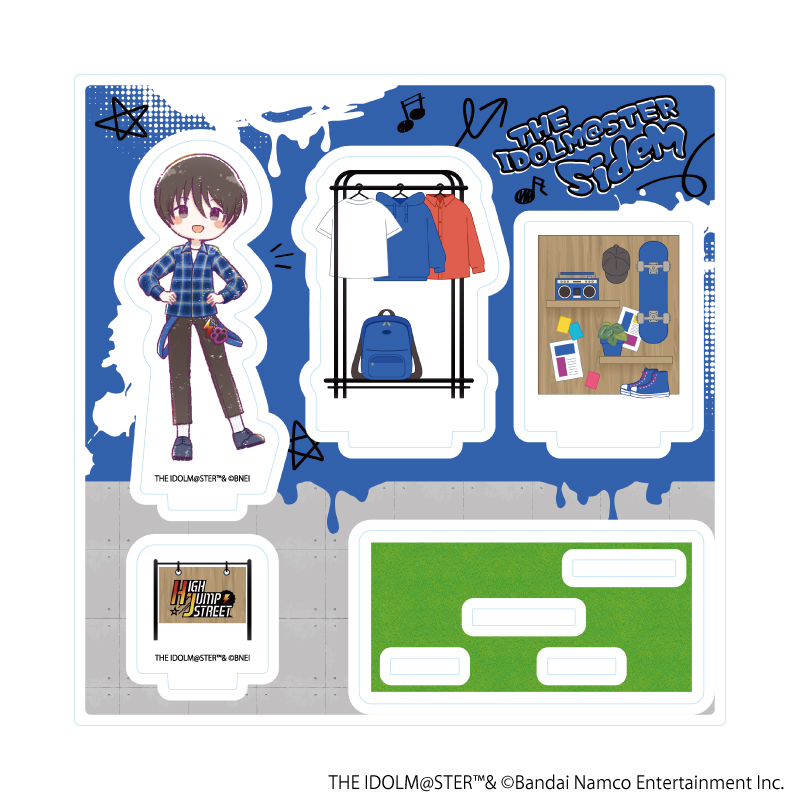 アイドルマスター SideM_アクリルスタンドプレート02/冬美 旬(グラフアートイラスト)