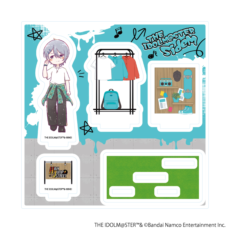 アイドルマスター SideM_アクリルスタンドプレート03/榊 夏来(グラフアートイラスト)	