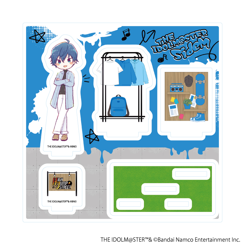 アイドルマスター SideM_アクリルスタンドプレート08/天峰 秀(グラフアートイラスト)	