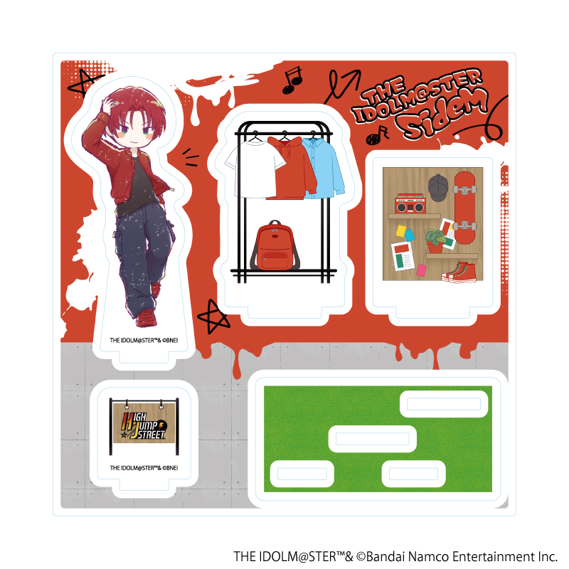 アイドルマスター SideM_アクリルスタンドプレート10/眉見 鋭心(グラフアートイラスト)