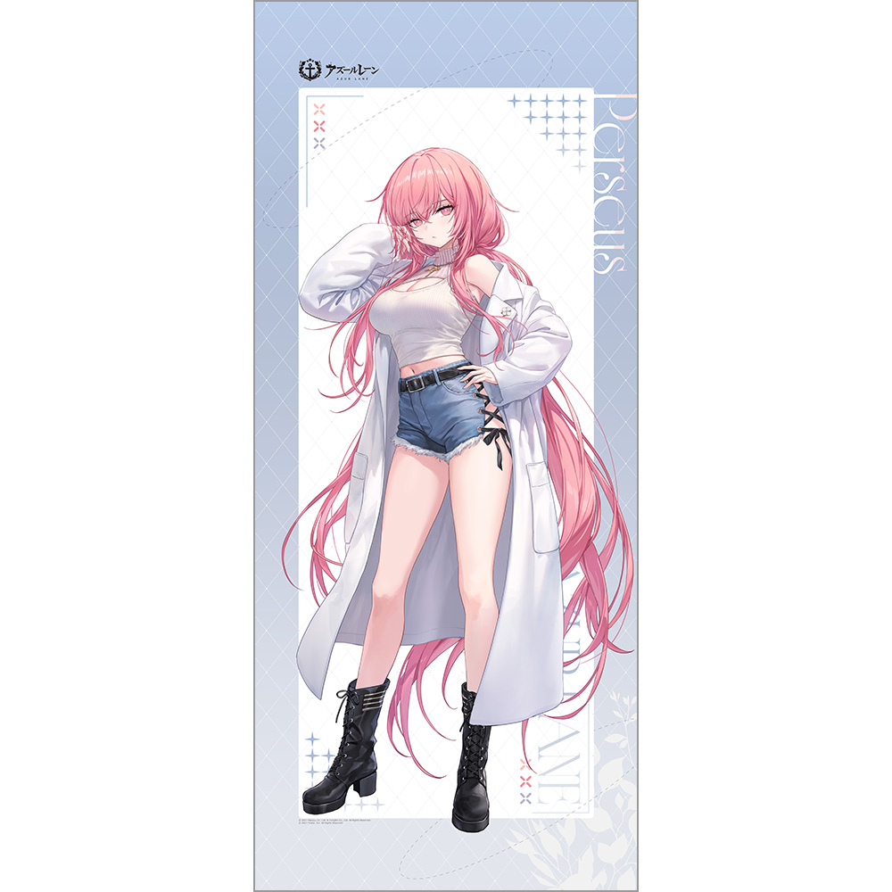 アズールレーン_描き下ろし特大タペストリー(パーシュース/冬デート)