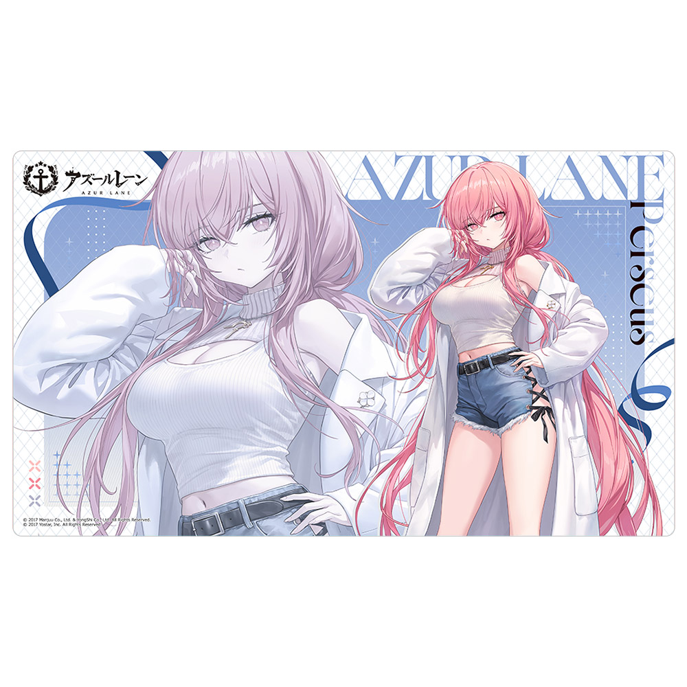 アズールレーン_描き下ろしラバーマット(パーシュース/冬デート)