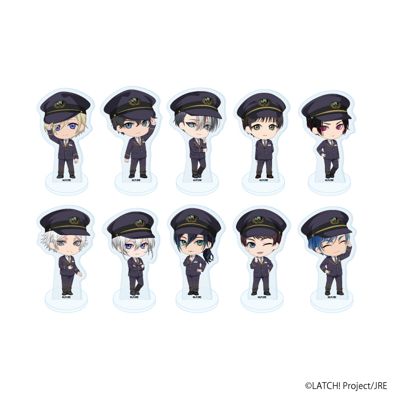 STATION IDOL LATCH!_アクリルぷちスタンド13/コンプリートセット(全10種)(公式イラスト)【コンプリートセット/10個入り】