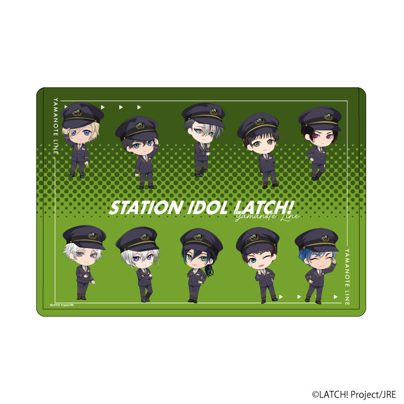 STATION IDOL LATCH!_キャラクリアケース03/整列デザイン(公式イラスト)