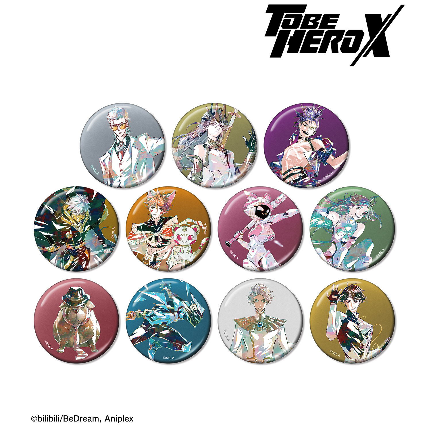 TO BE HERO X_トレーディング Ani-Art メタリック缶バッジ(単位