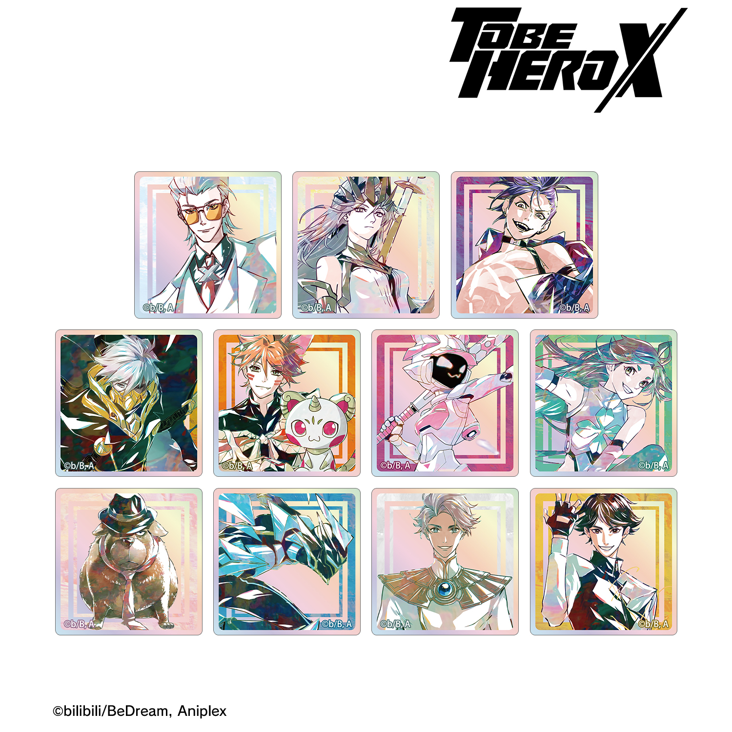TO BE HERO X_トレーディング Ani-Art オーロラアクリルタイル(単位/コンプリートBOX)【BOX/11パック入り】