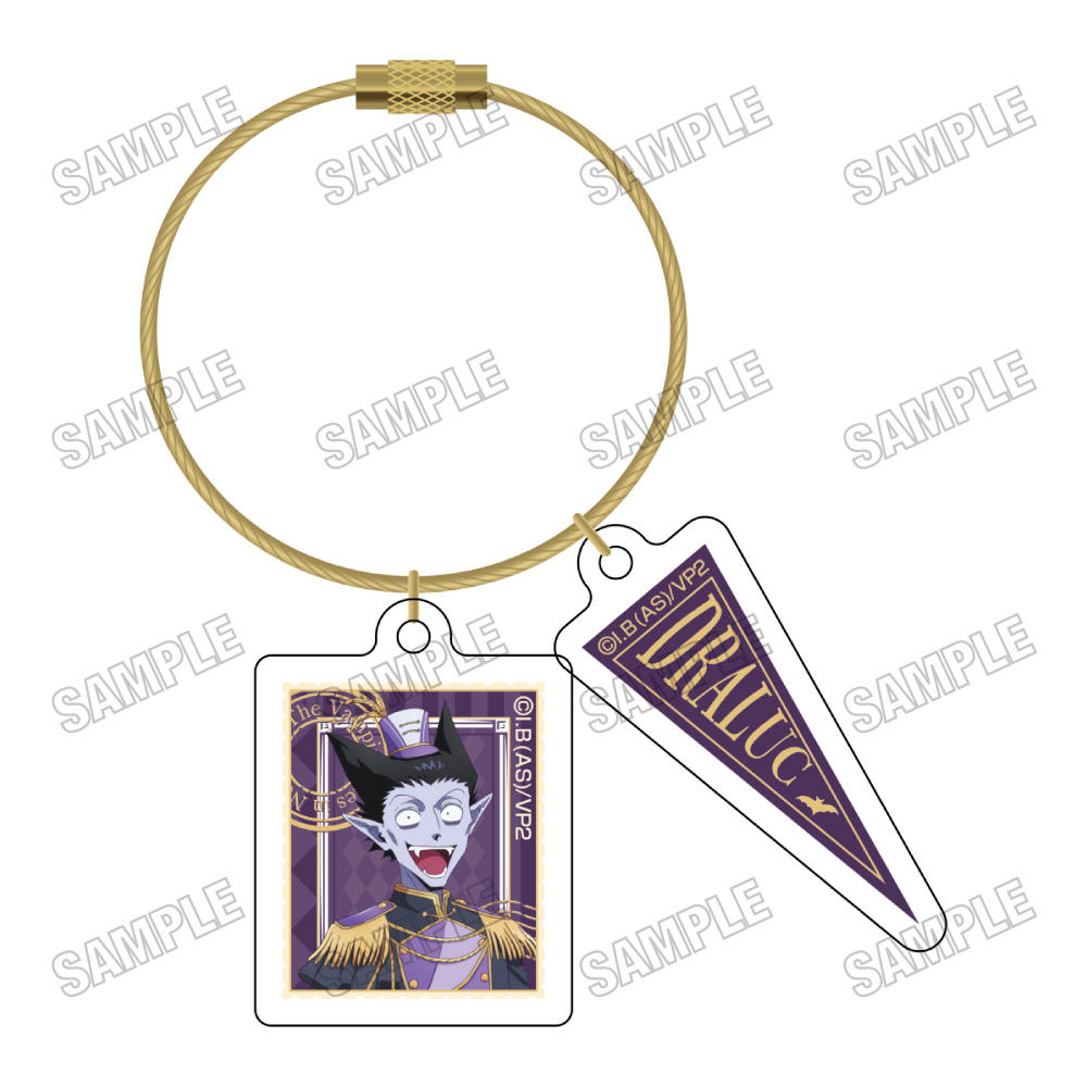 吸血鬼すぐ死ぬ2_描き下ろしワイヤーアクリルキーホルダー【観光パレードver.】1ドラルク