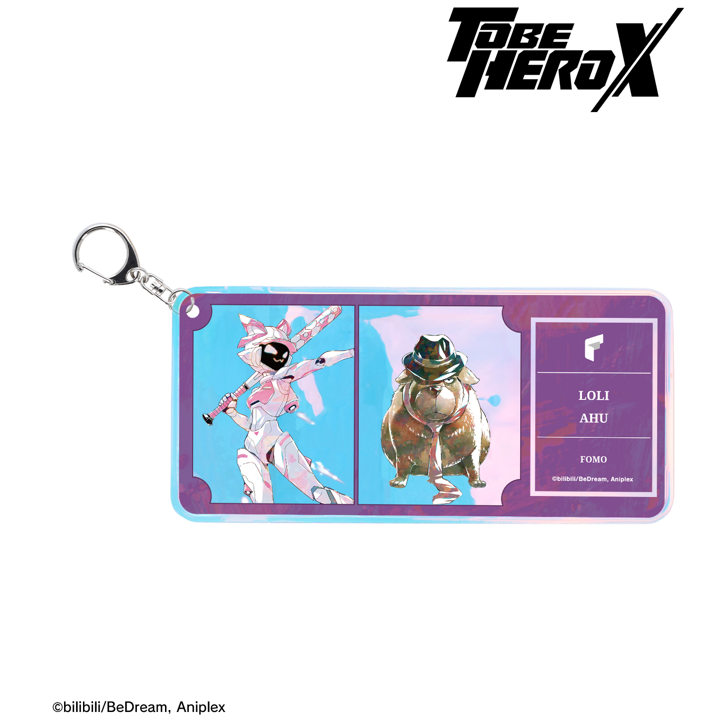TO BE HERO X_FOMO Ani-Art オーロラチケットホルダー