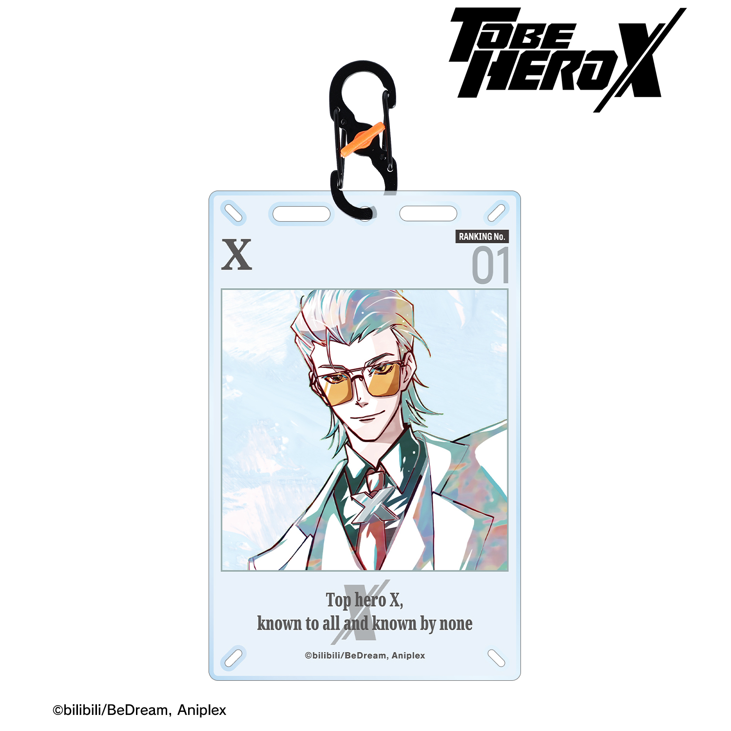 TO BE HERO X_X Ani-Art カラビナ付きカード型アクリルキーホルダー