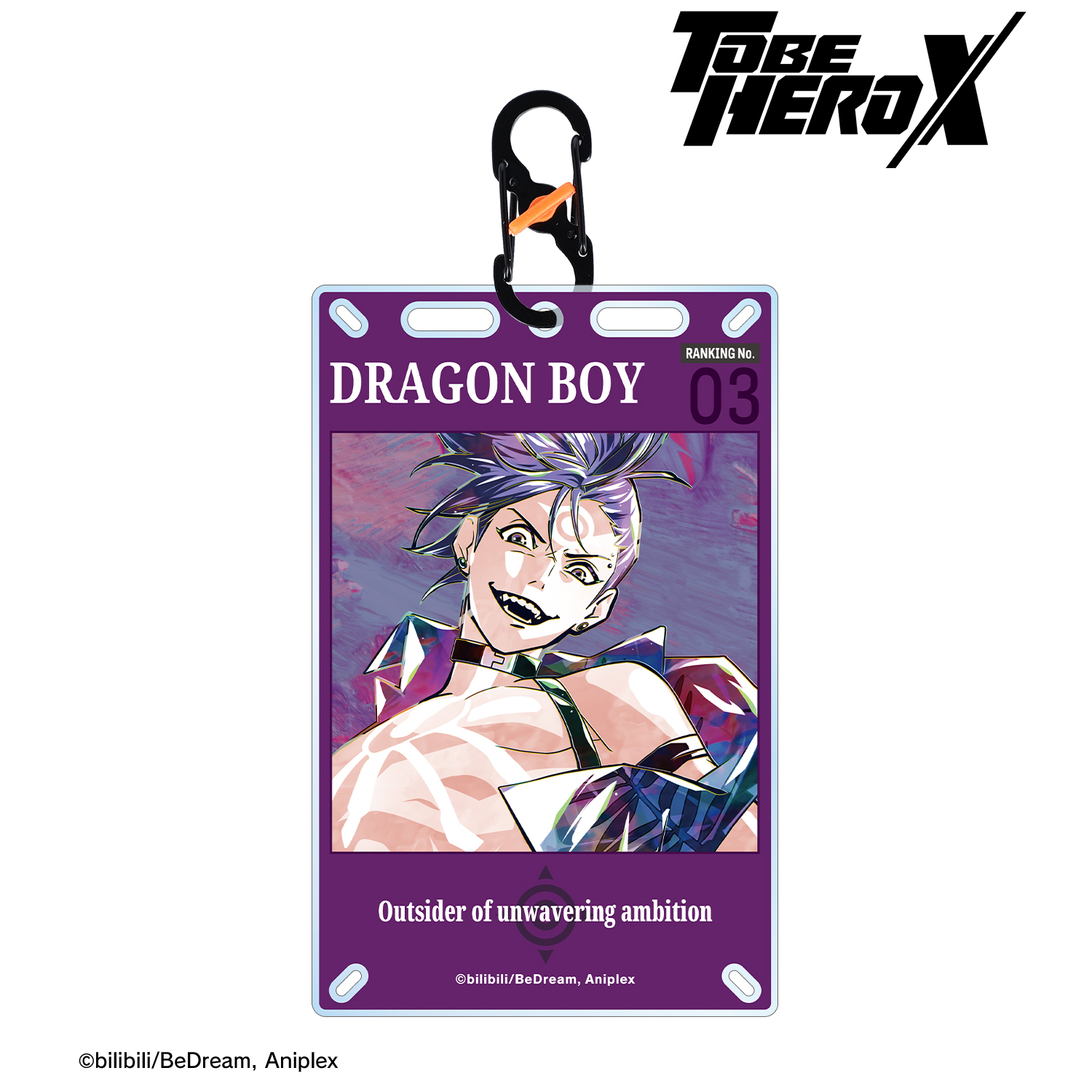 TO BE HERO X_梁龍 Ani-Art カラビナ付きカード型アクリルキーホルダー