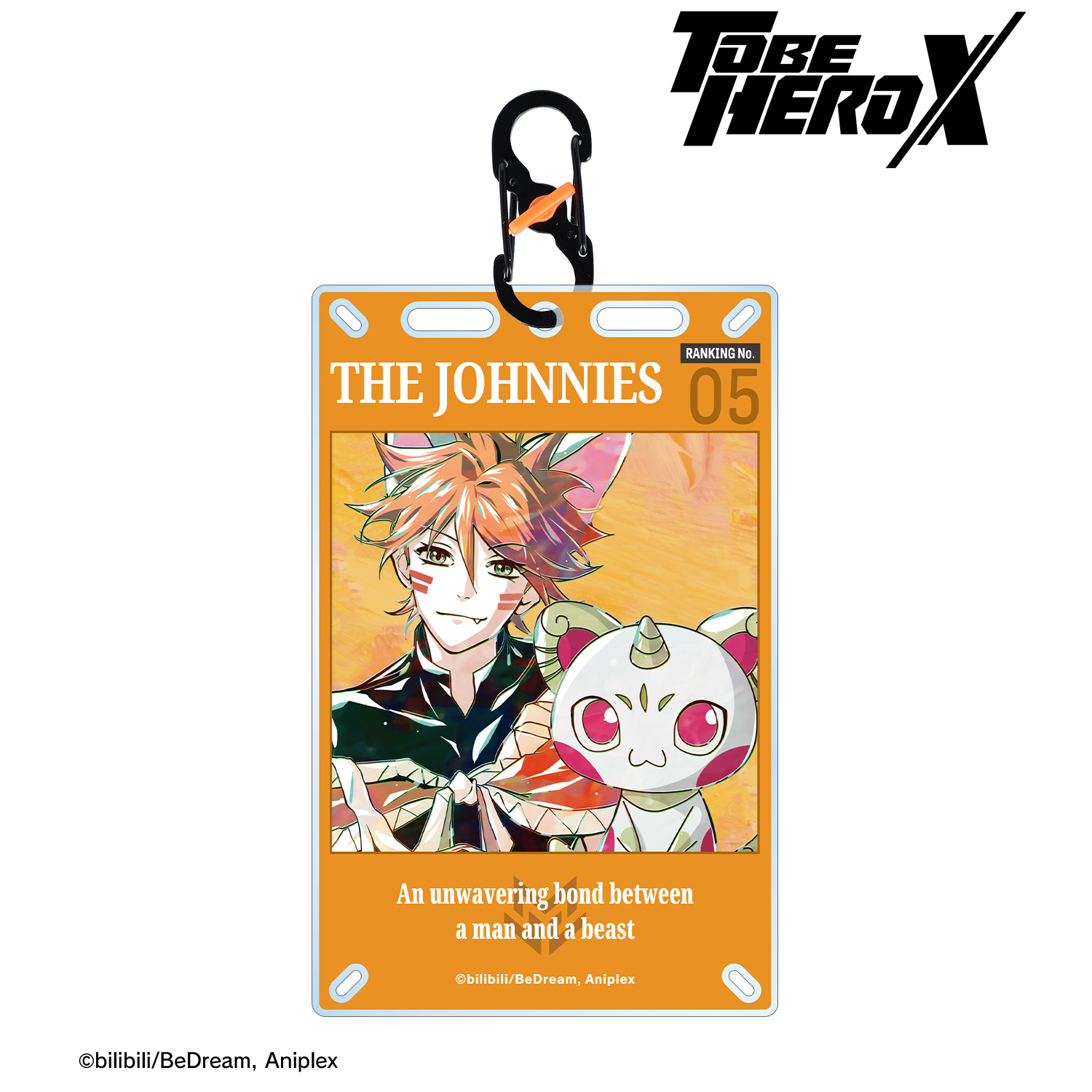 TO BE HERO X_リトルジョニー&ビッグジョニー Ani-Art カラビナ付きカード型アクリルキーホルダー