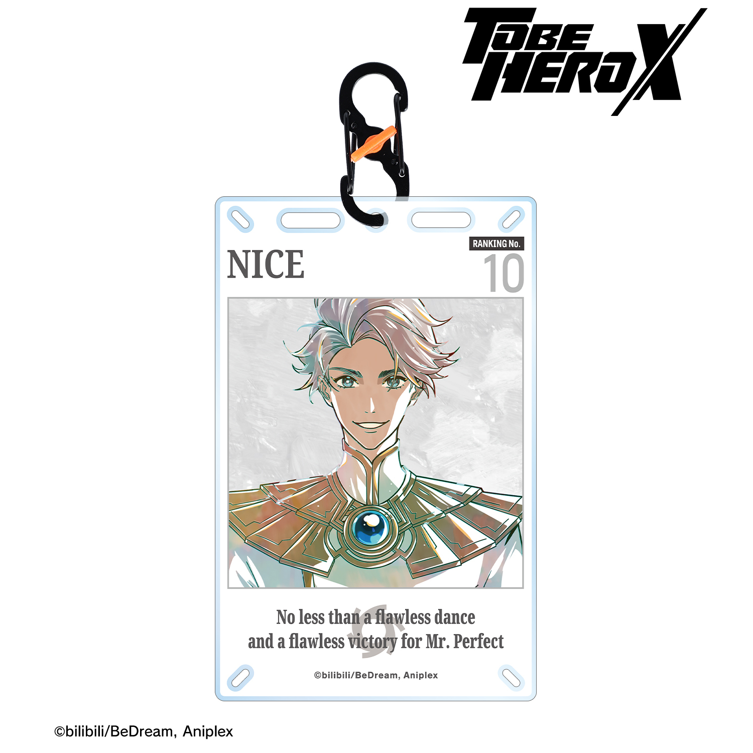 TO BE HERO X_ナイス Ani-Art カラビナ付きカード型アクリルキーホルダー