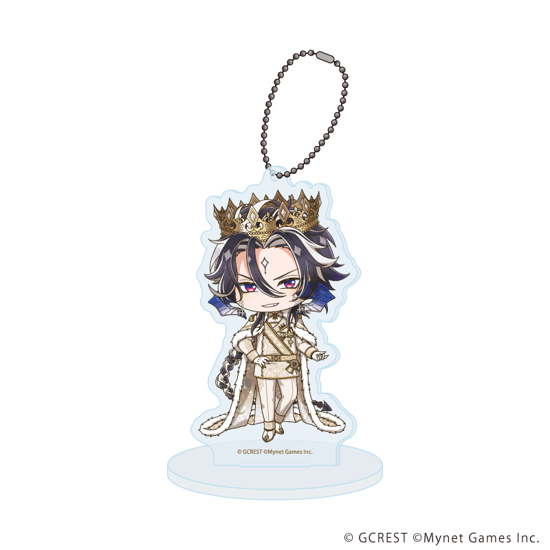 夢王国と眠れる100人の王子様_アクリルスタンドキーホルダー80/レイ(ミニキャライラスト)