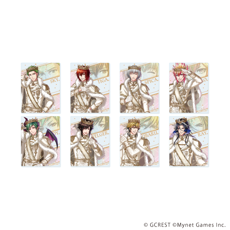 夢王国と眠れる100人の王子様_アクリルカード14/コンプリートセット(全8種)(公式イラスト)【コンプリートセット/8個入り】