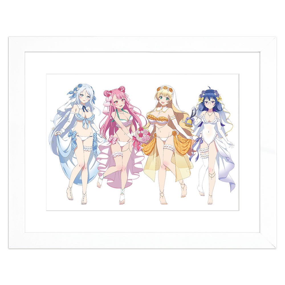 転生したら第七王子だったので、気ままに魔術を極めます_描き下ろしキャラファイングラフ(ウエディング水着)A4