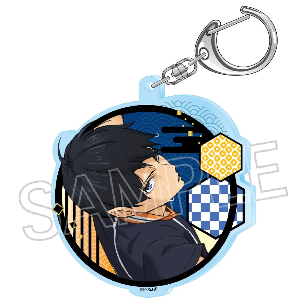 ハイキュー!!_切り絵シリーズVol.6 アクリルキーホルダー 影山飛雄