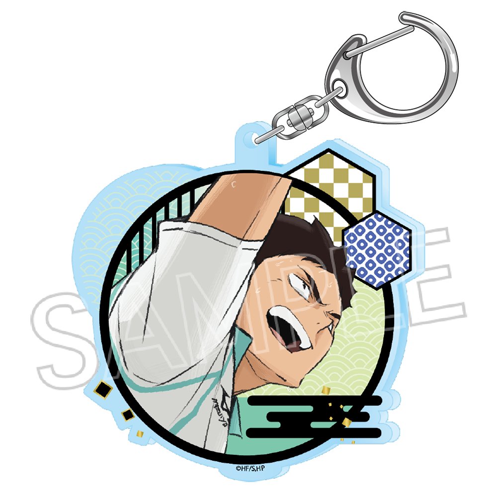 ハイキュー!!_切り絵シリーズVol.6 アクリルキーホルダー 岩泉一