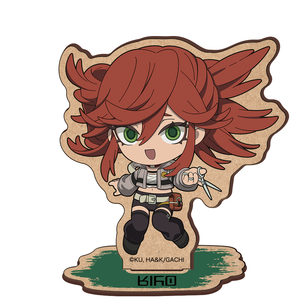 ガチアクタ_木製キャラスタンド 　ミニキャラ リヨウ