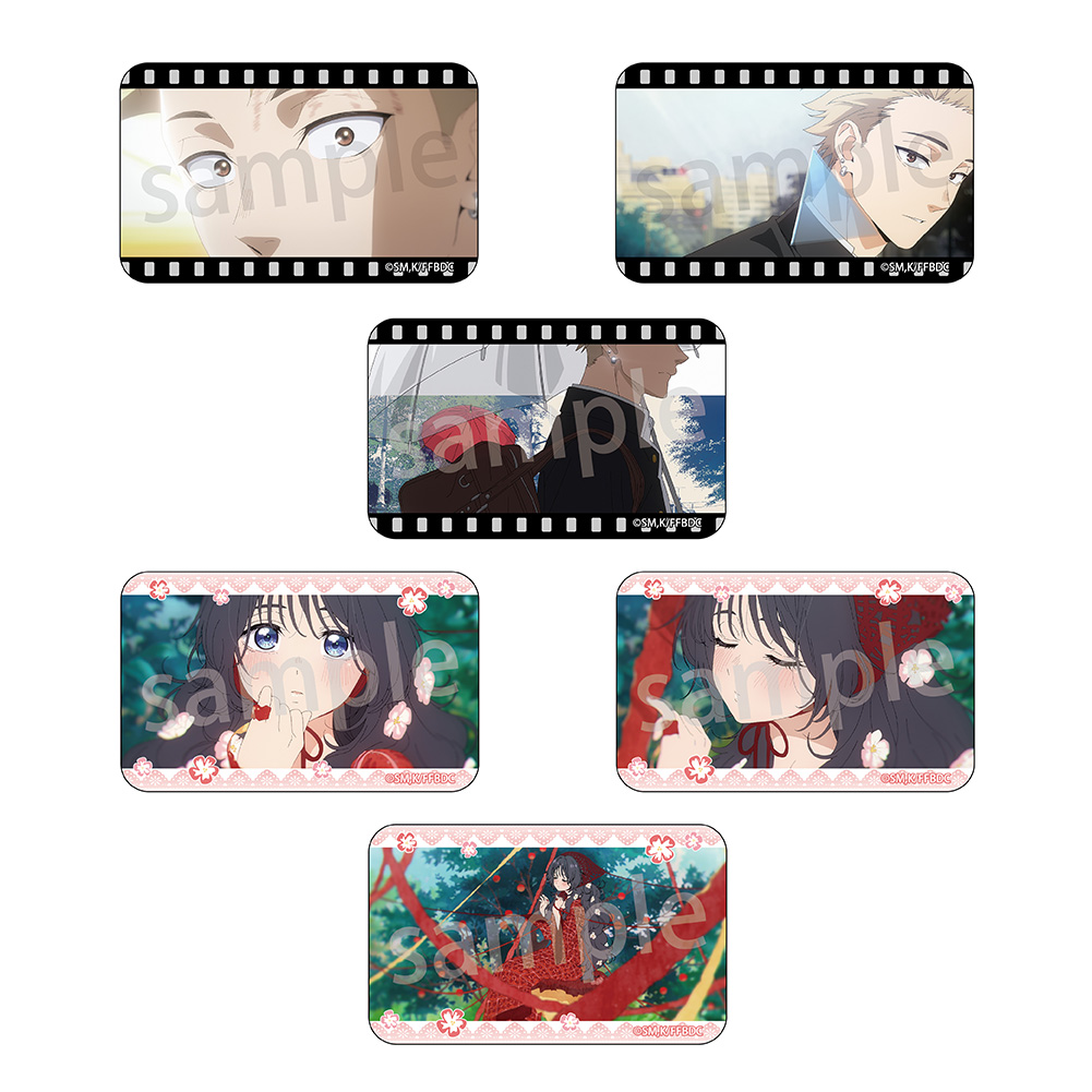 薫る花は凛と咲く_スクエア缶バッジ　【BOX／6個入り】