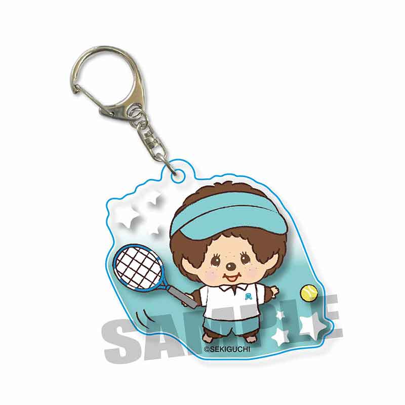モンチッチ_アクリルキーホルダー モンチッチ スポーツ/テニス