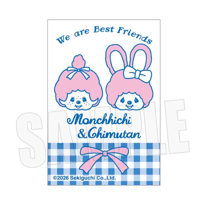 モンチッチ_スクエアマグネット モンチッチ&チムたん/E