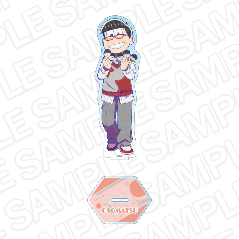 おそ松さん_デカアクリルスタンド おそ松 ぬいと一緒 ver.