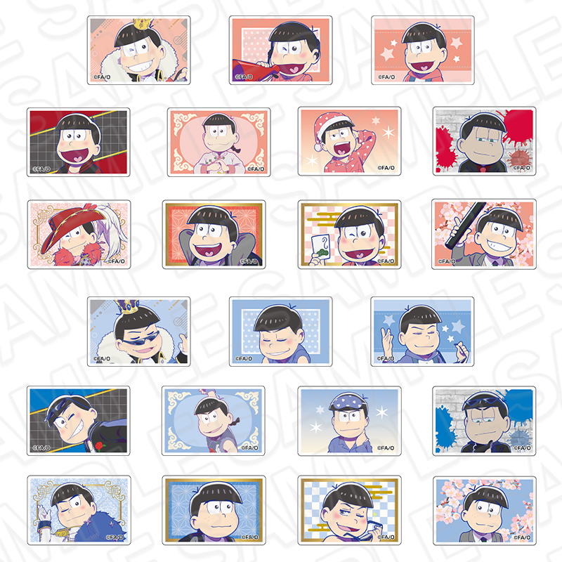 おそ松さん_マグネットチップ(ランダム)　【コンプリートOPP／33パック入り】