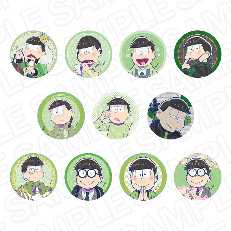 おそ松さん_カンバッジ(ランダム) チョロ松　【コンプリートOPP／11個入り】