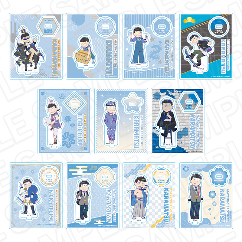 おそ松さん_アクリルスタンド(ランダム) カラ松　【コンプリートOPP／11個入り】