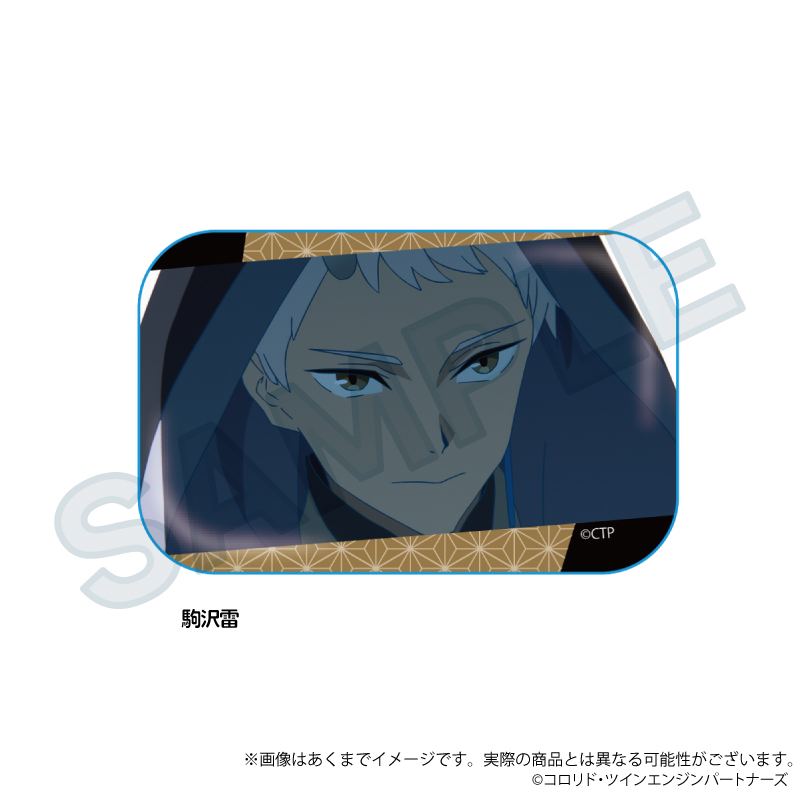 超かぐや姫！_場面写スクエア缶バッジ　駒沢雷