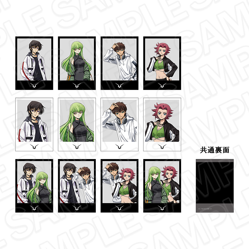 コードギアス 反逆のルルーシュ_インスタントフォト風ブロマイド(ランダム) Street ver.　【OPP／12パック入り】【コンプリートセット】
