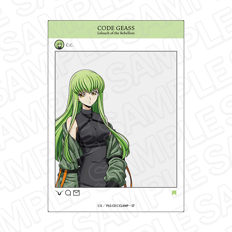 コードギアス 反逆のルルーシュ_SNS風アクリルフレーム C.C. Street ver.