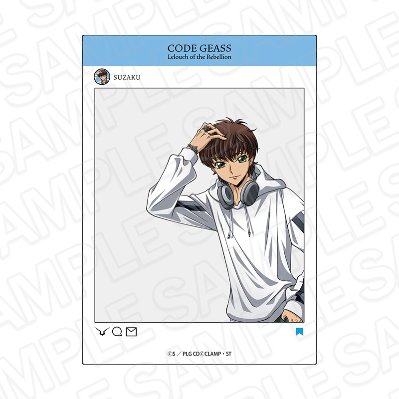 コードギアス 反逆のルルーシュ_SNS風アクリルフレーム スザク Street ver.